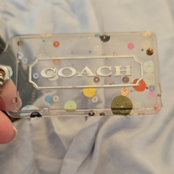 Coach Black Wallet with Silver Button - Picture 9 of 9